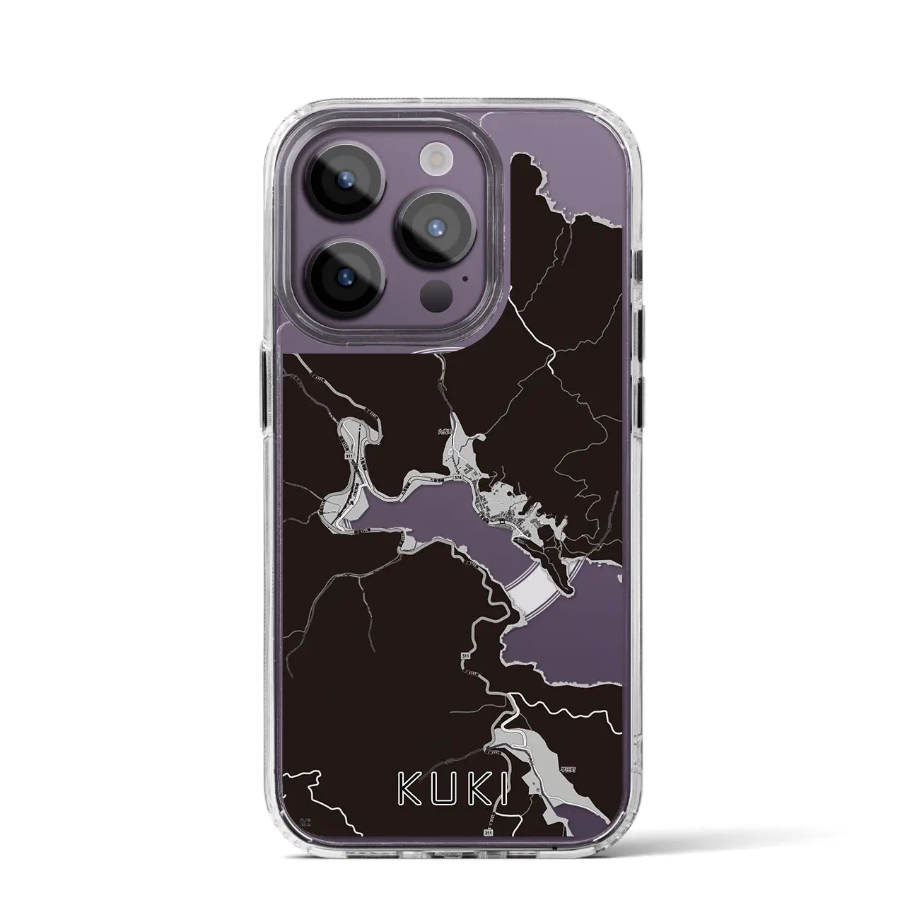 【九鬼(三重県)】地図柄iPhoneケース(MagSafeタイプ)
