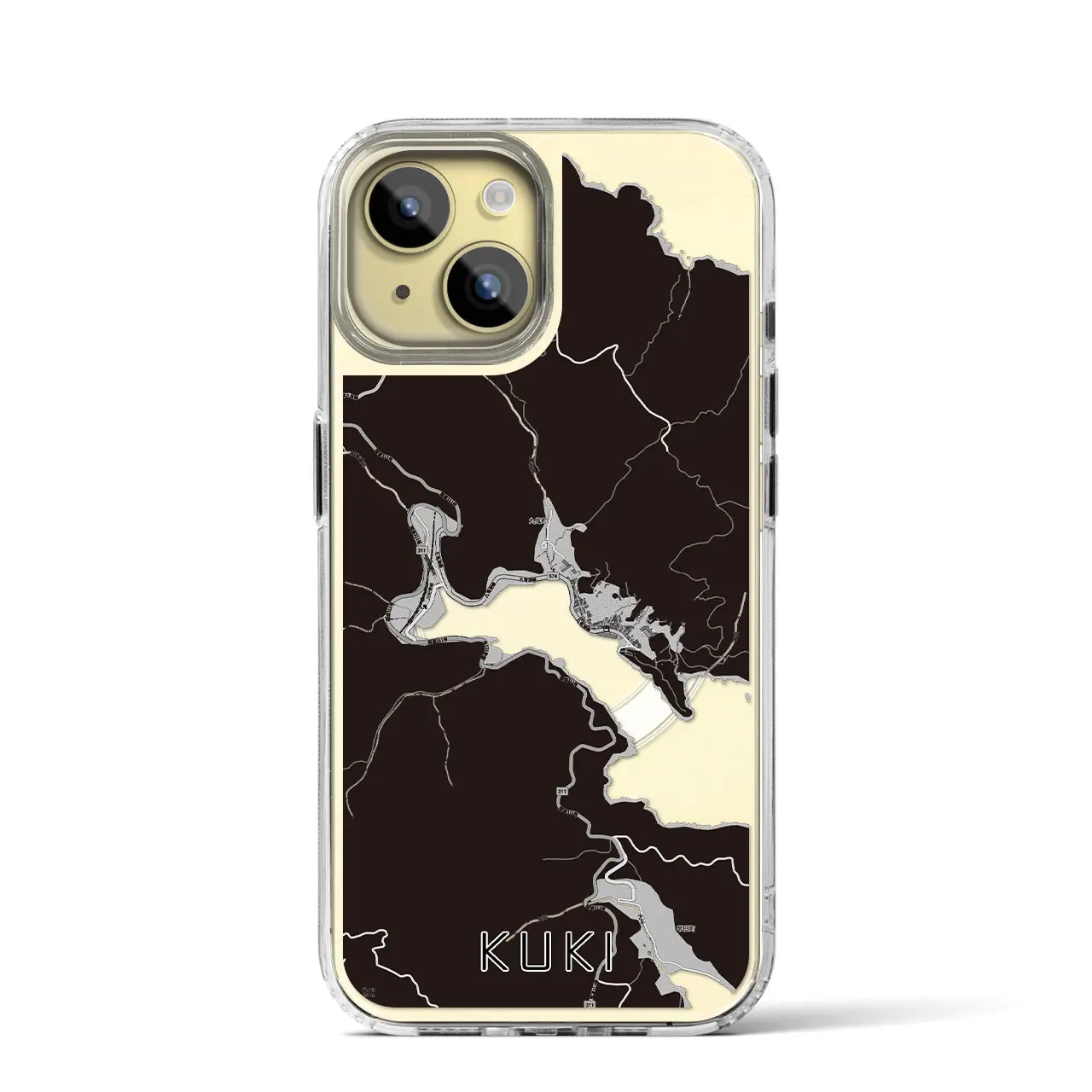 【九鬼(三重県)】地図柄iPhoneケース(MagSafeタイプ)