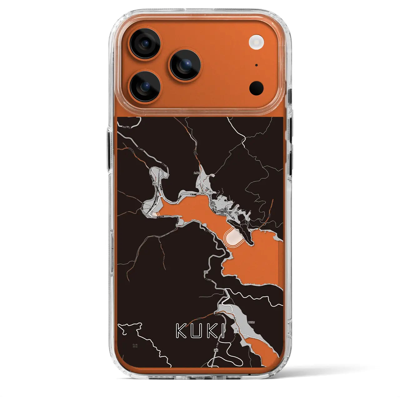 【九鬼(三重県)】地図柄iPhoneケース(MagSafeタイプ)