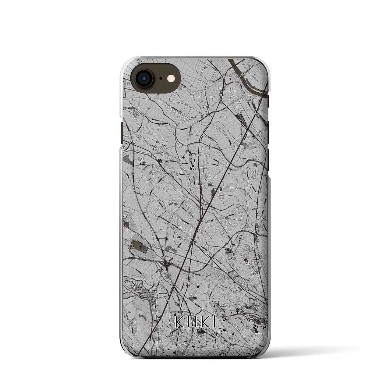 【久喜(埼玉県)】地図柄iPhoneケース(クリアタイプ)