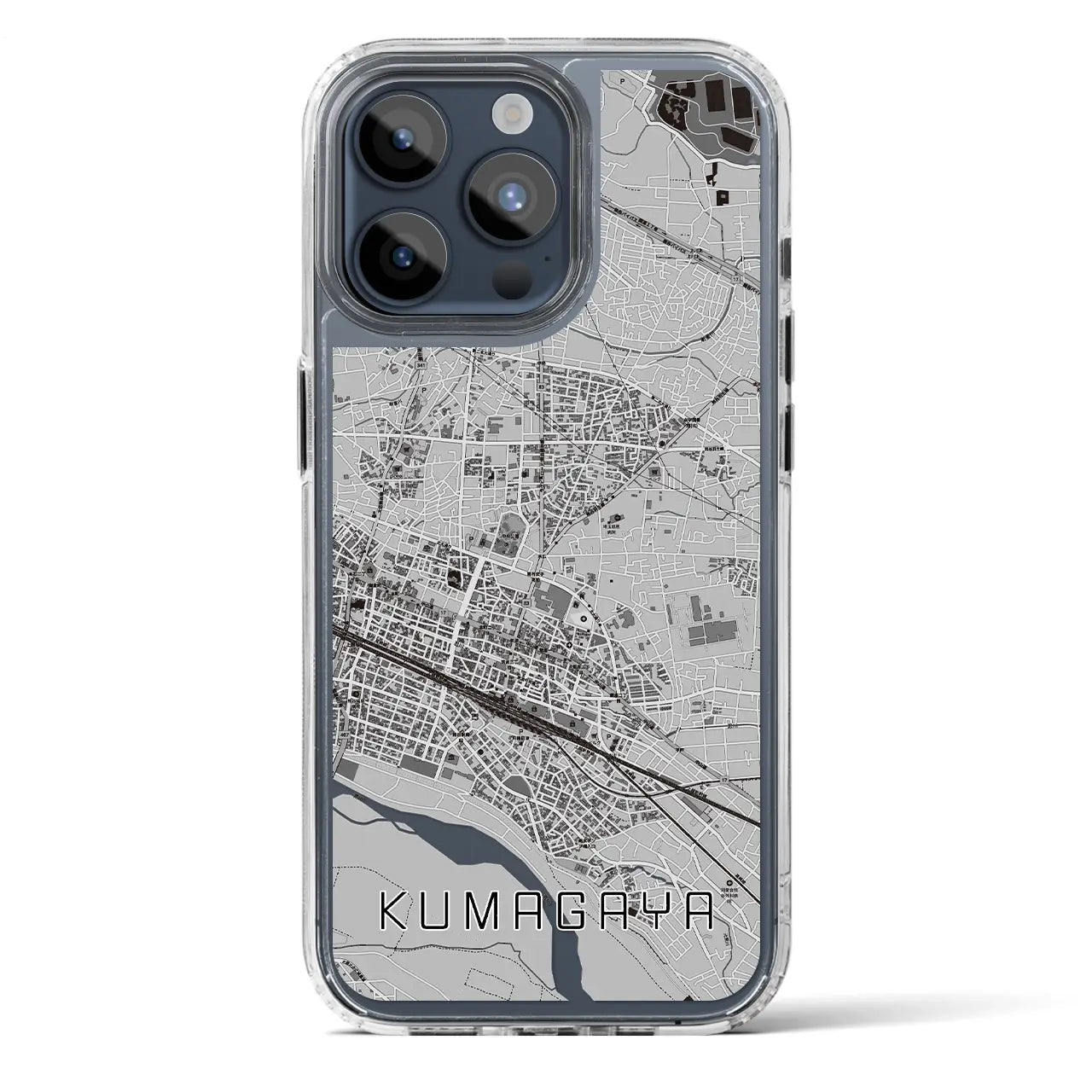 【熊谷(埼玉県)】地図柄iPhoneケース(MagSafeタイプ)