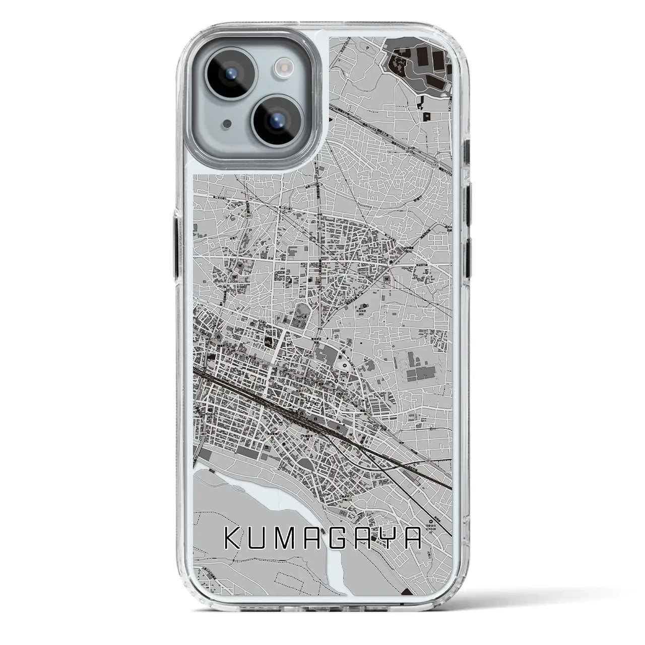 【熊谷(埼玉県)】地図柄iPhoneケース(MagSafeタイプ)