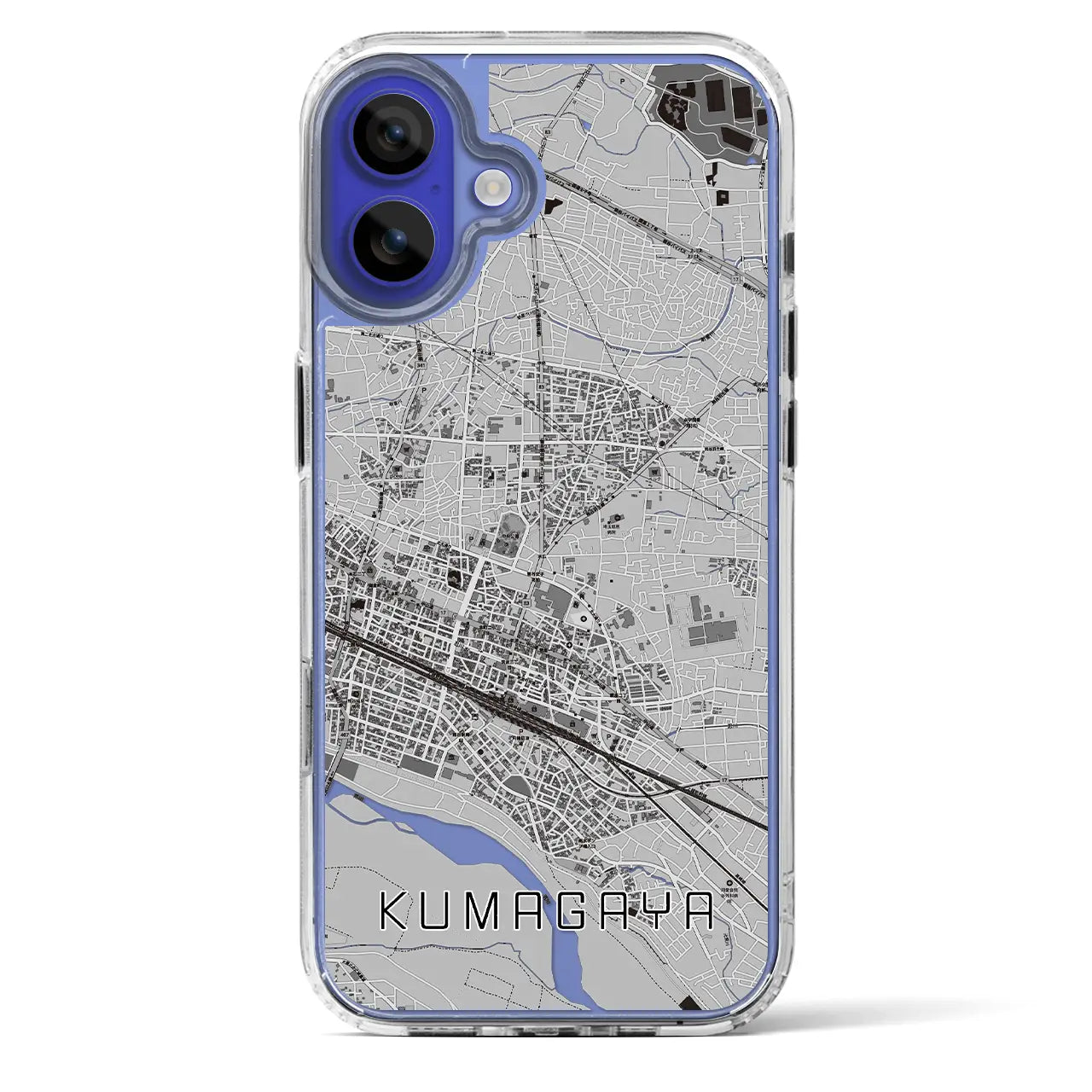 【熊谷(埼玉県)】地図柄iPhoneケース(MagSafeタイプ)
