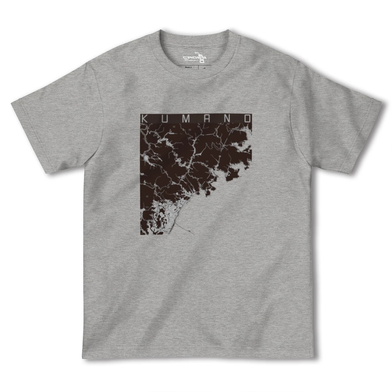 【熊野(三重県)】地図柄ヘビーウェイトTシャツ