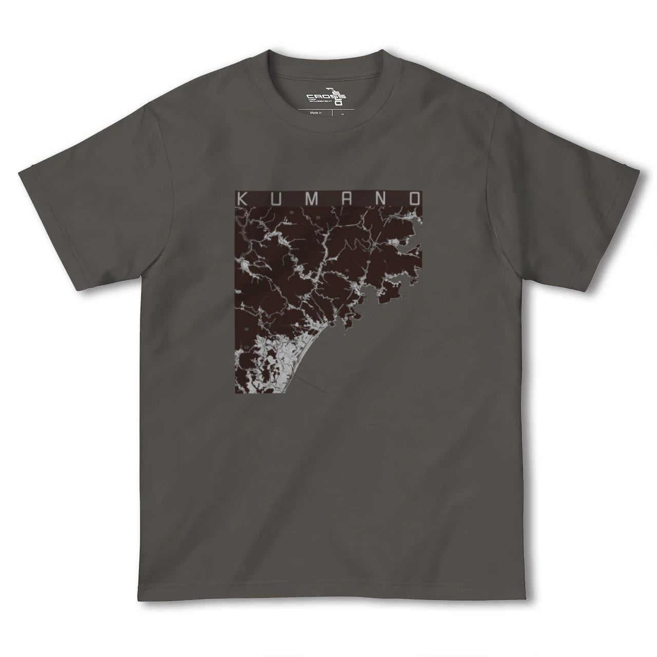 【熊野(三重県)】地図柄ヘビーウェイトTシャツ