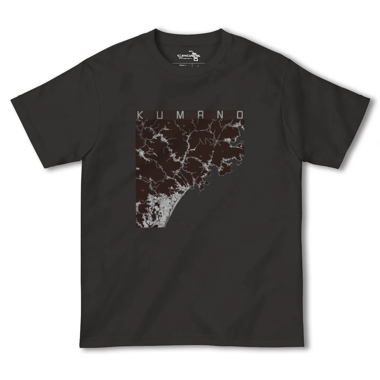 【熊野(三重県)】地図柄ヘビーウェイトTシャツ