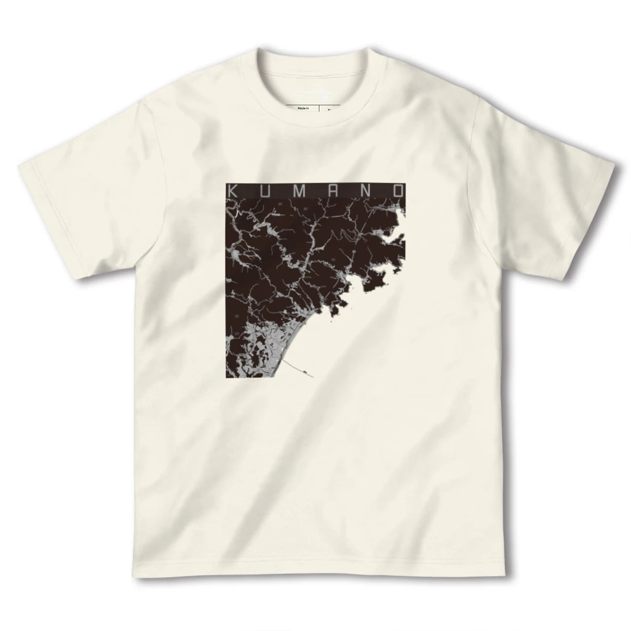 【熊野(三重県)】地図柄ヘビーウェイトTシャツ