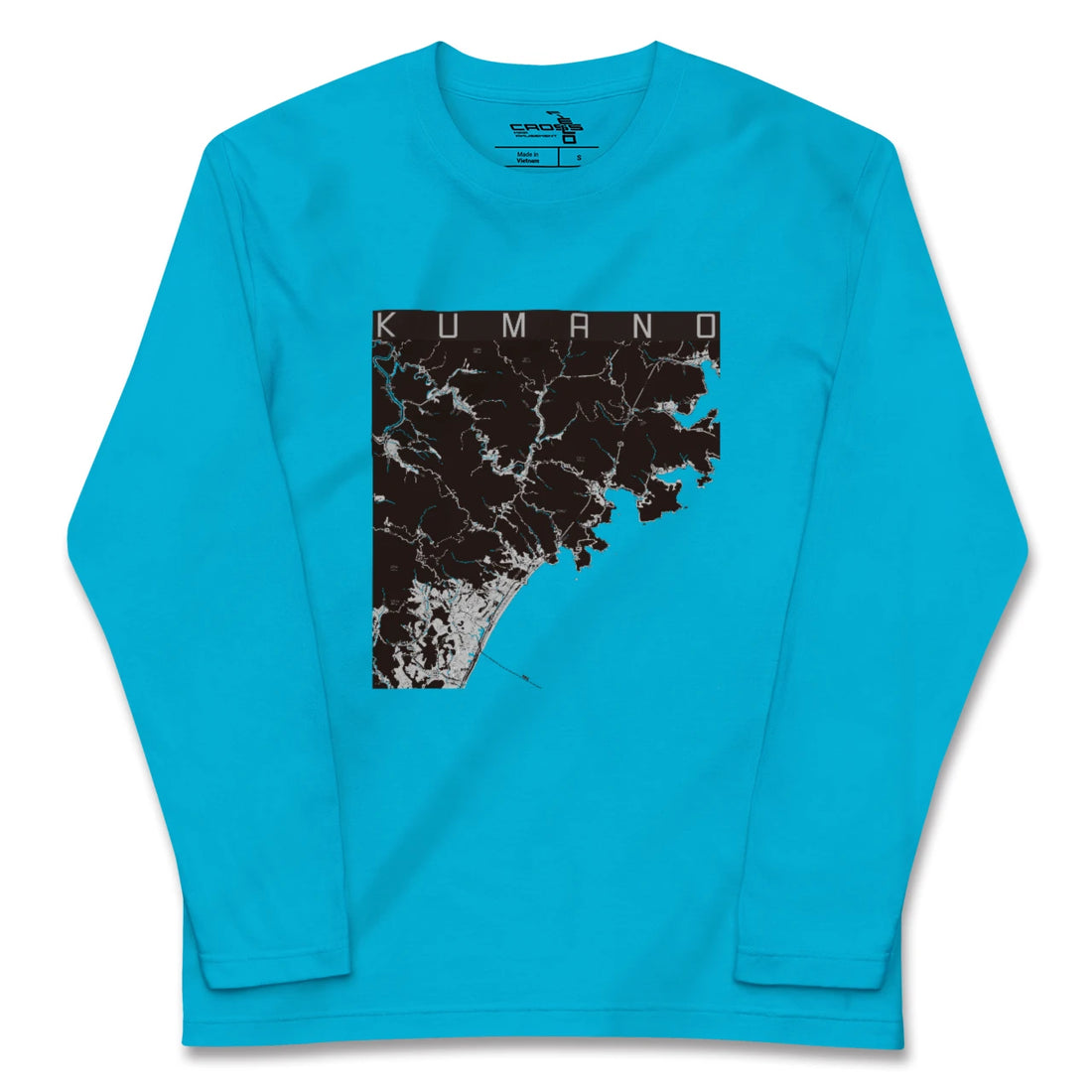 【熊野(三重県)】地図柄ロングスリーブTシャツ