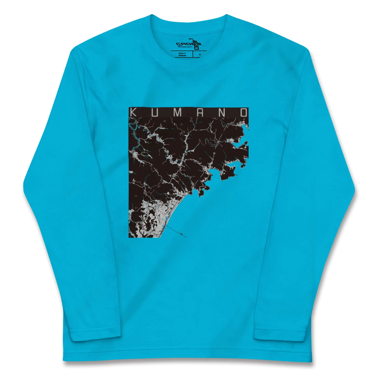 【熊野(三重県)】地図柄ロングスリーブTシャツ