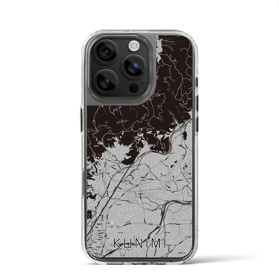 【国見(福島県)】地図柄iPhoneケース(MagSafeタイプ)