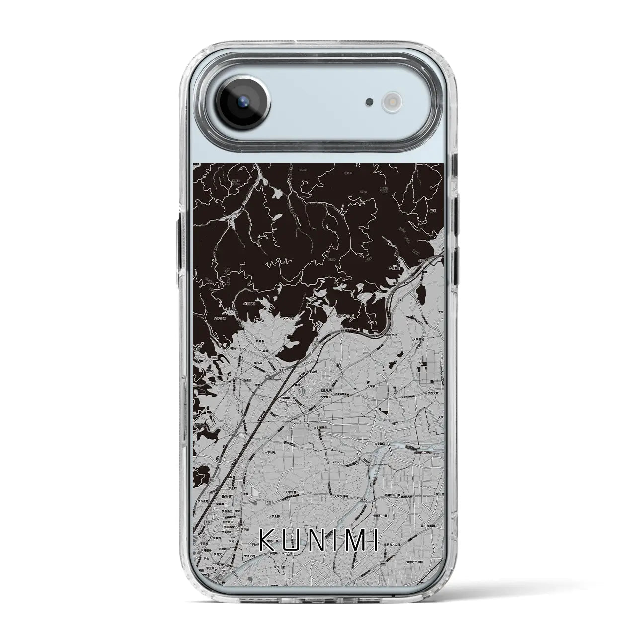 【国見(福島県)】地図柄iPhoneケース(MagSafeタイプ)