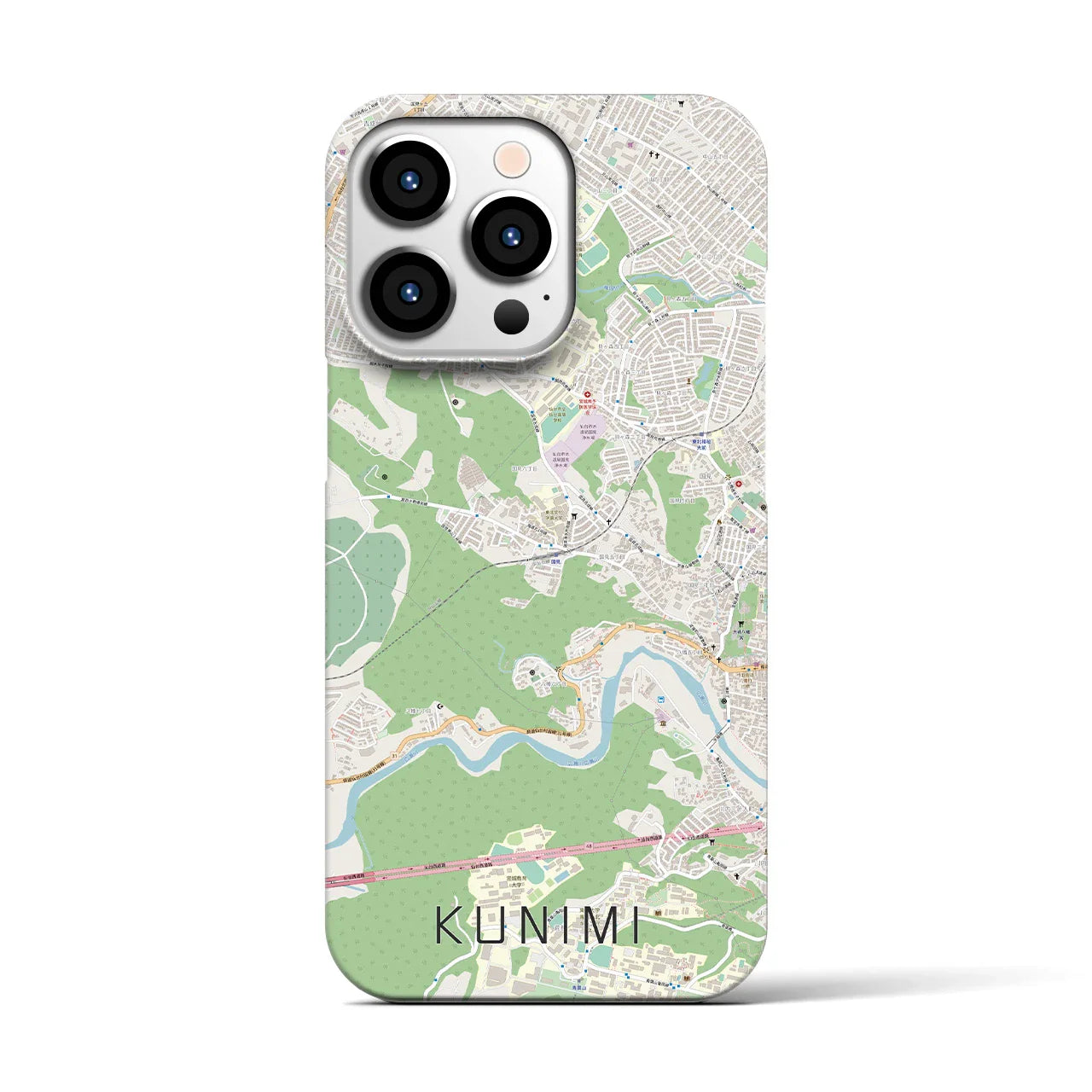 【国見(宮城県)】地図柄iPhoneケース(バックカバータイプ)