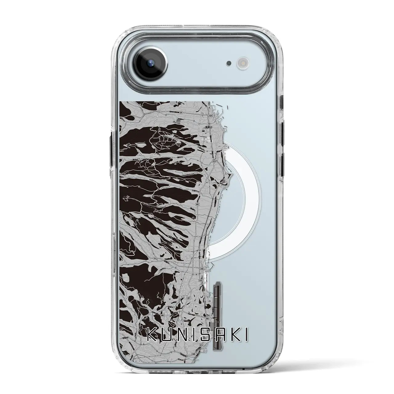 【国東(大分県)】地図柄iPhoneケース(MagSafeタイプ)