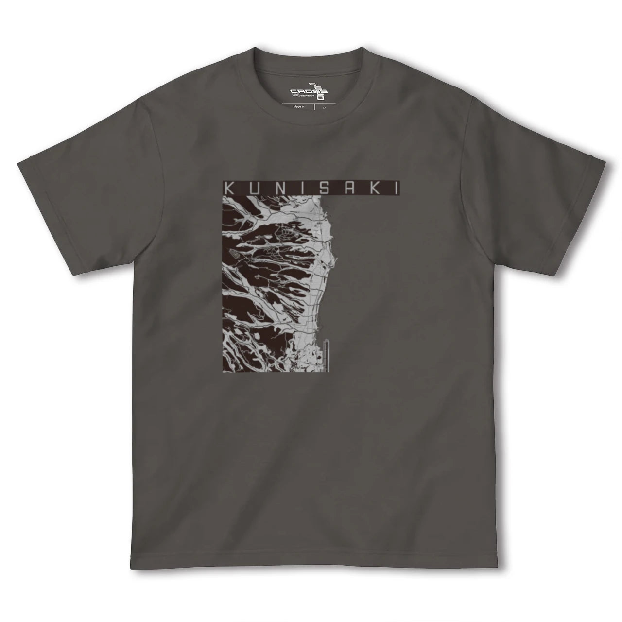 【国東(大分県)】地図柄ヘビーウェイトTシャツ