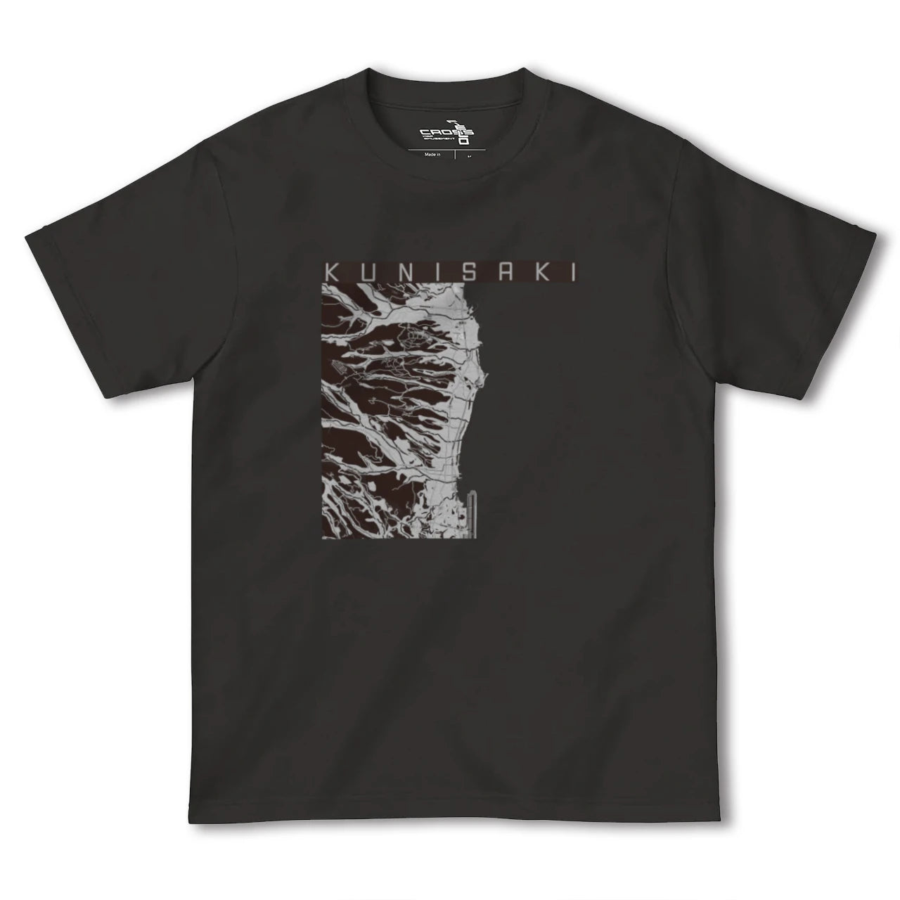 【国東(大分県)】地図柄ヘビーウェイトTシャツ
