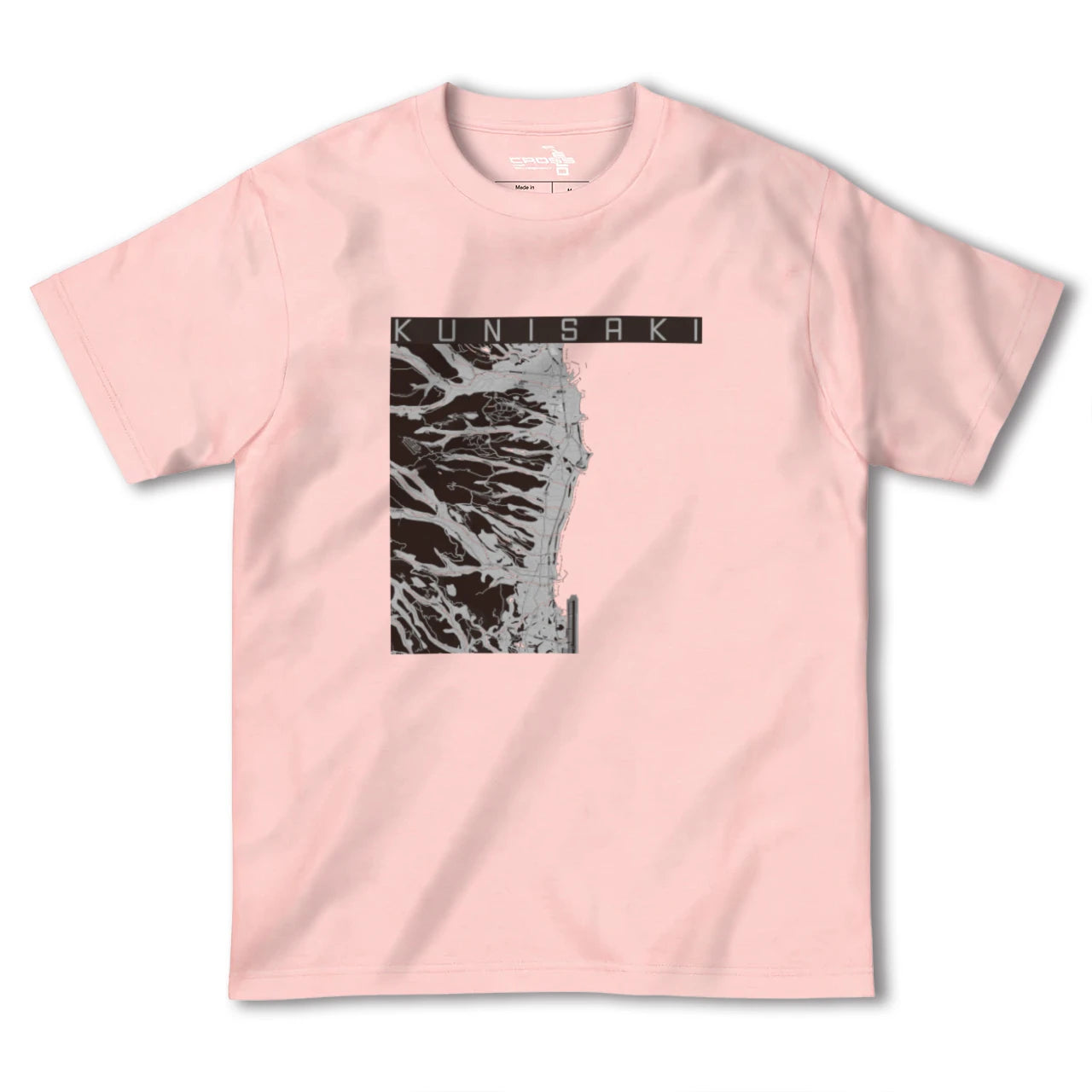【国東(大分県)】地図柄ヘビーウェイトTシャツ