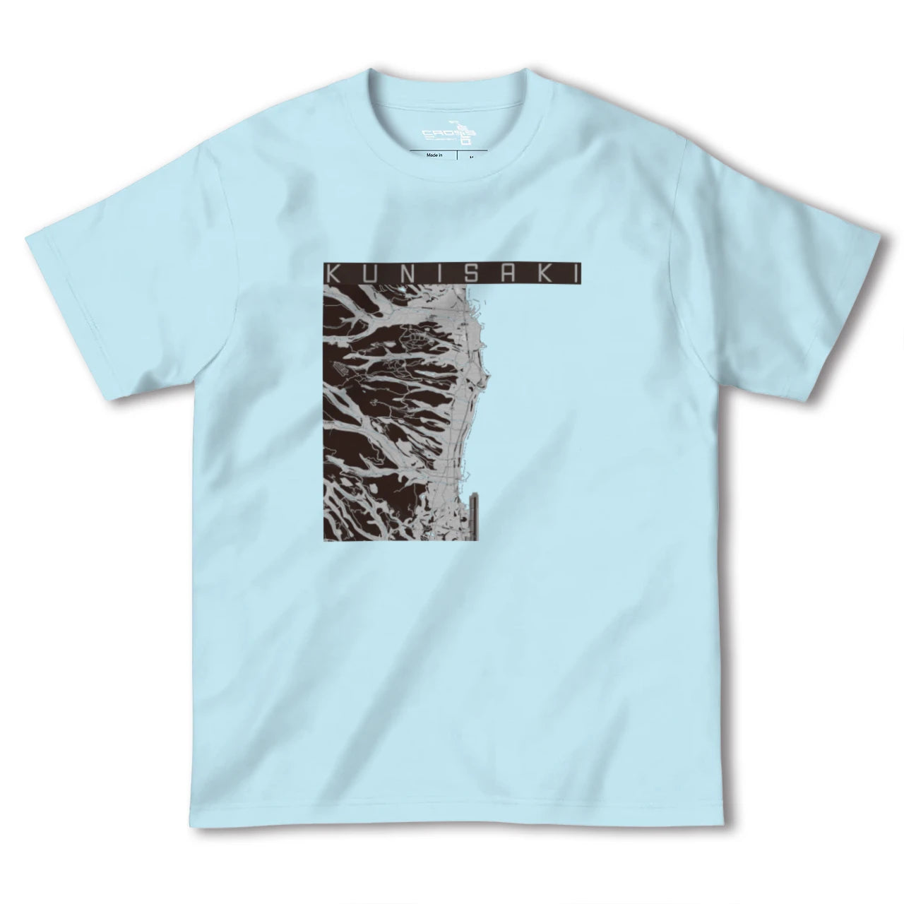 【国東(大分県)】地図柄ヘビーウェイトTシャツ