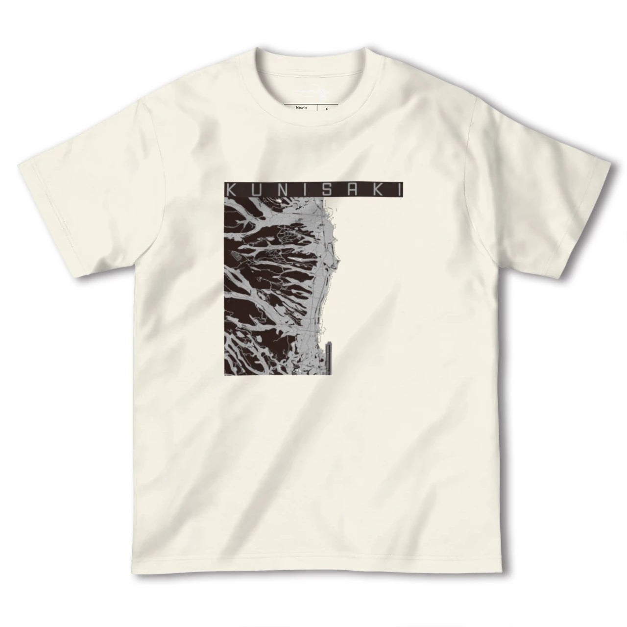 【国東(大分県)】地図柄ヘビーウェイトTシャツ
