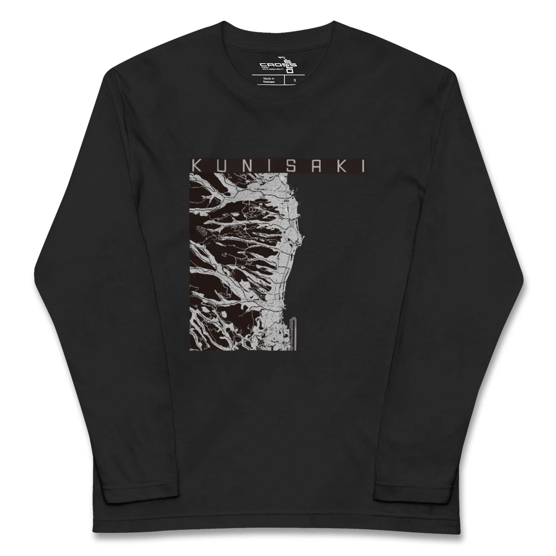 【国東(大分県)】地図柄ロングスリーブTシャツ