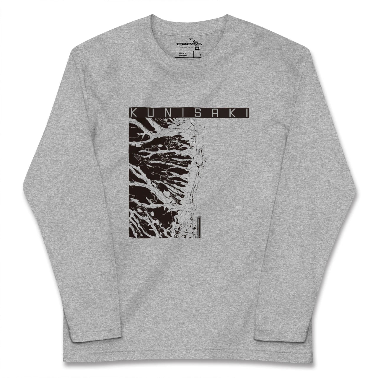 【国東(大分県)】地図柄ロングスリーブTシャツ