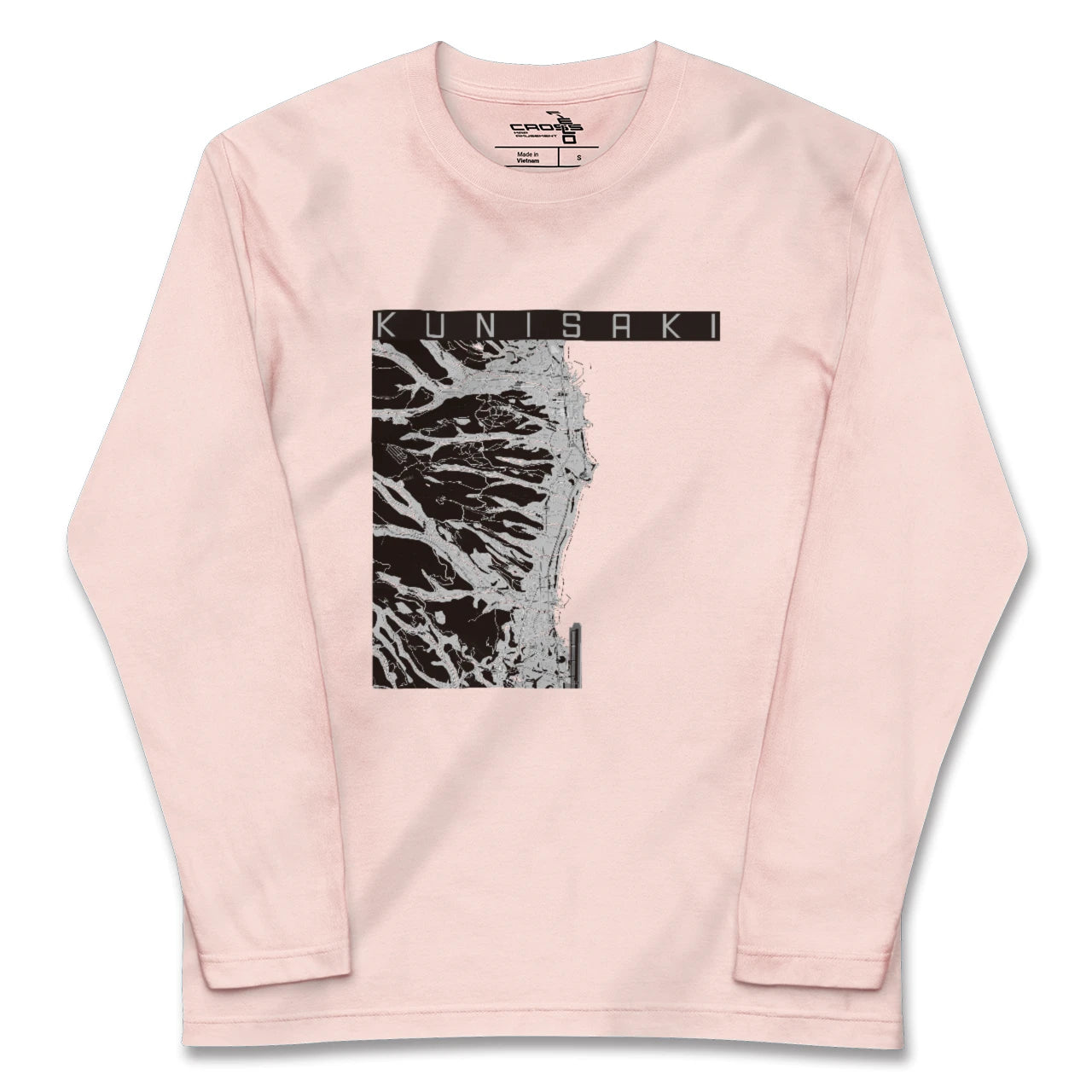 【国東(大分県)】地図柄ロングスリーブTシャツ