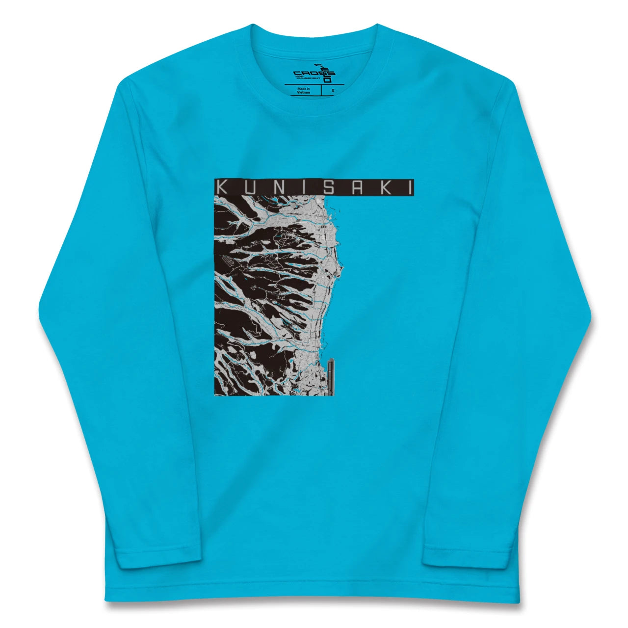 【国東(大分県)】地図柄ロングスリーブTシャツ