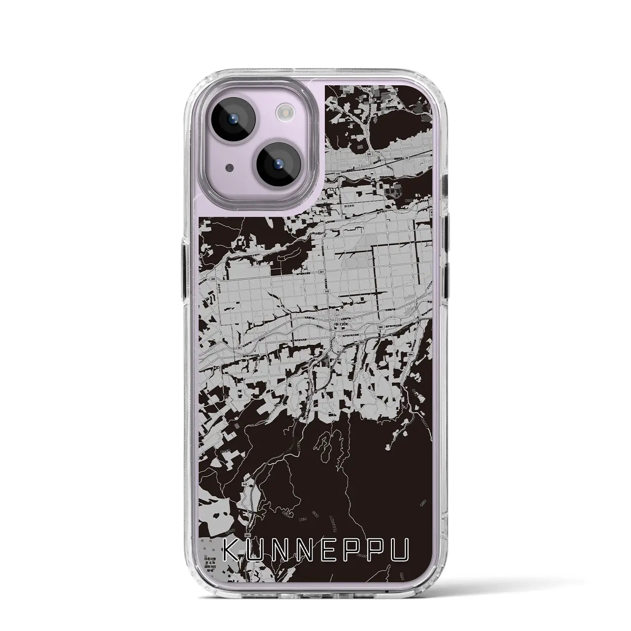 【訓子府(北海道)】地図柄iPhoneケース(MagSafeタイプ)