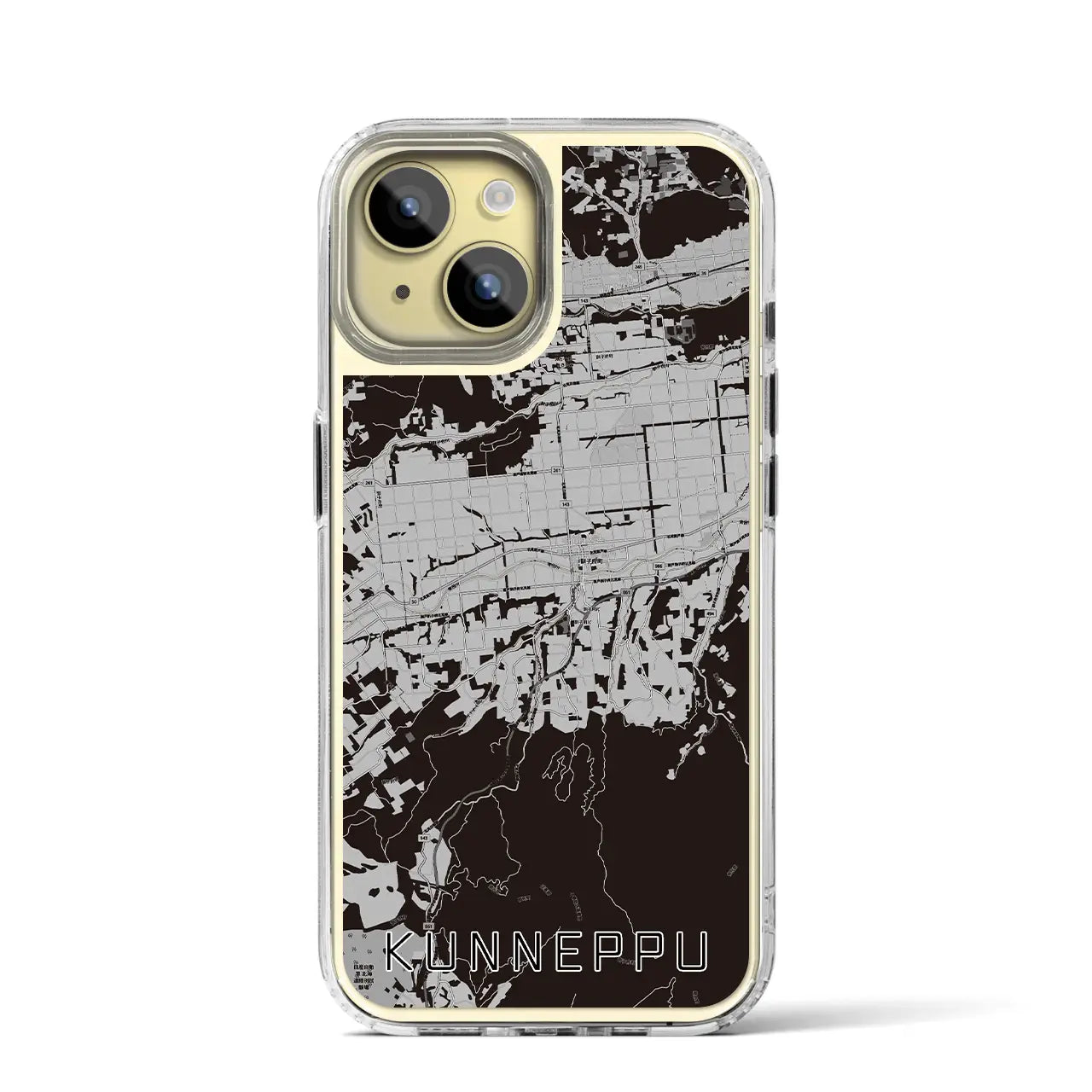 【訓子府(北海道)】地図柄iPhoneケース(MagSafeタイプ)