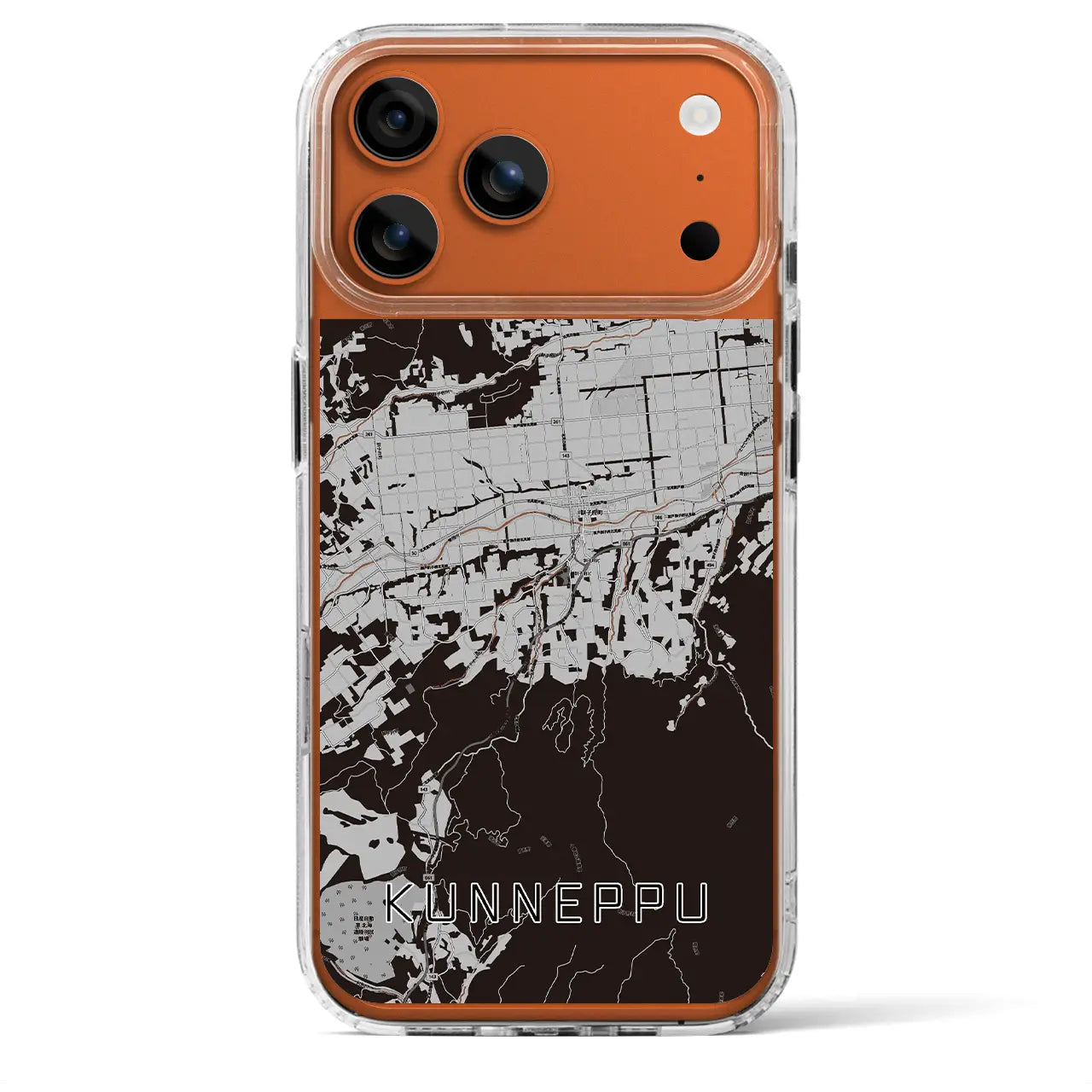 【訓子府(北海道)】地図柄iPhoneケース(MagSafeタイプ)