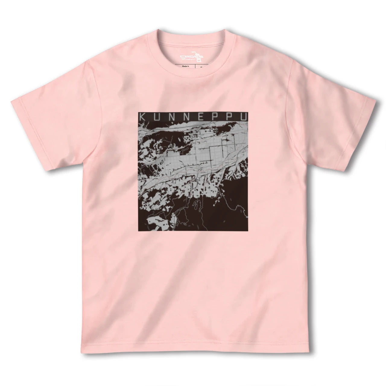 【訓子府(北海道)】地図柄ヘビーウェイトTシャツ