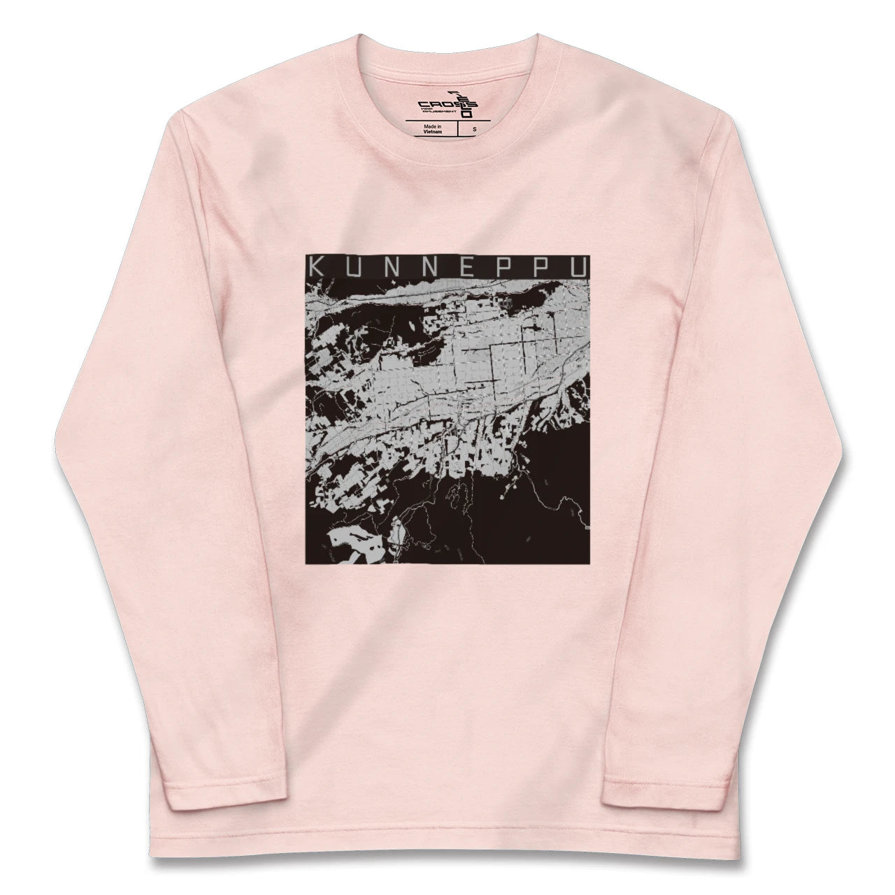 【訓子府(北海道)】地図柄ロングスリーブTシャツ