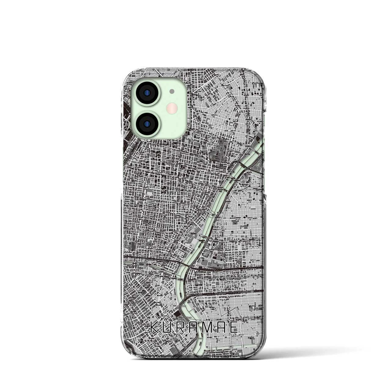 【蔵前(東京都)】地図柄iPhoneケース(クリアタイプ)