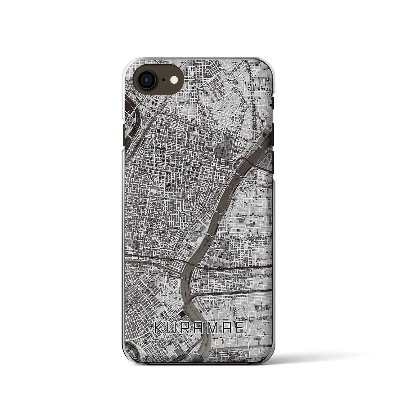【蔵前(東京都)】地図柄iPhoneケース(クリアタイプ)