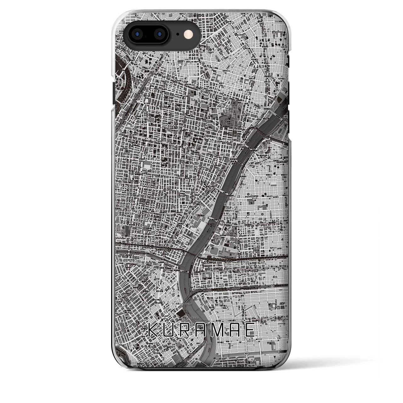 【蔵前(東京都)】地図柄iPhoneケース(クリアタイプ)