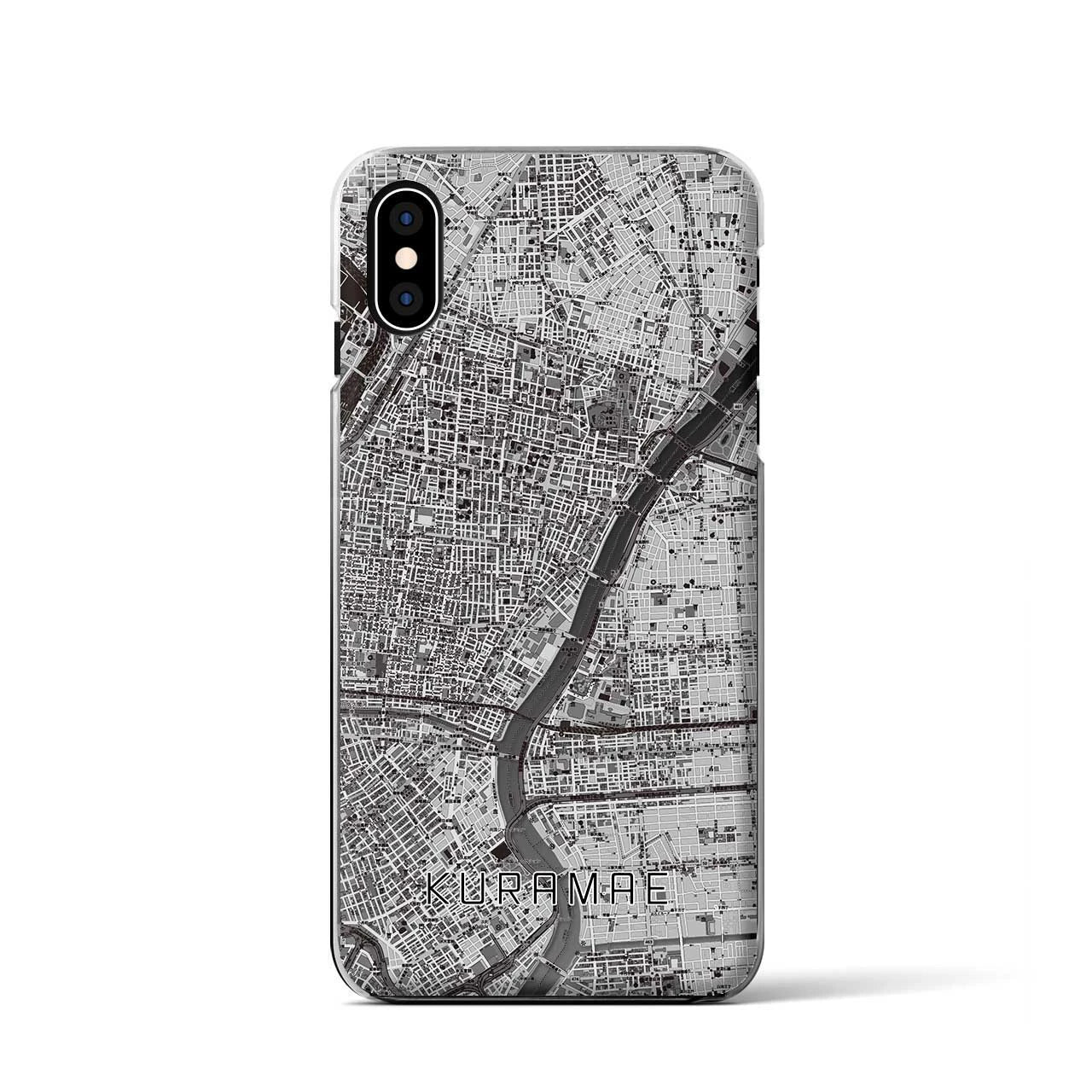 【蔵前(東京都)】地図柄iPhoneケース(クリアタイプ)