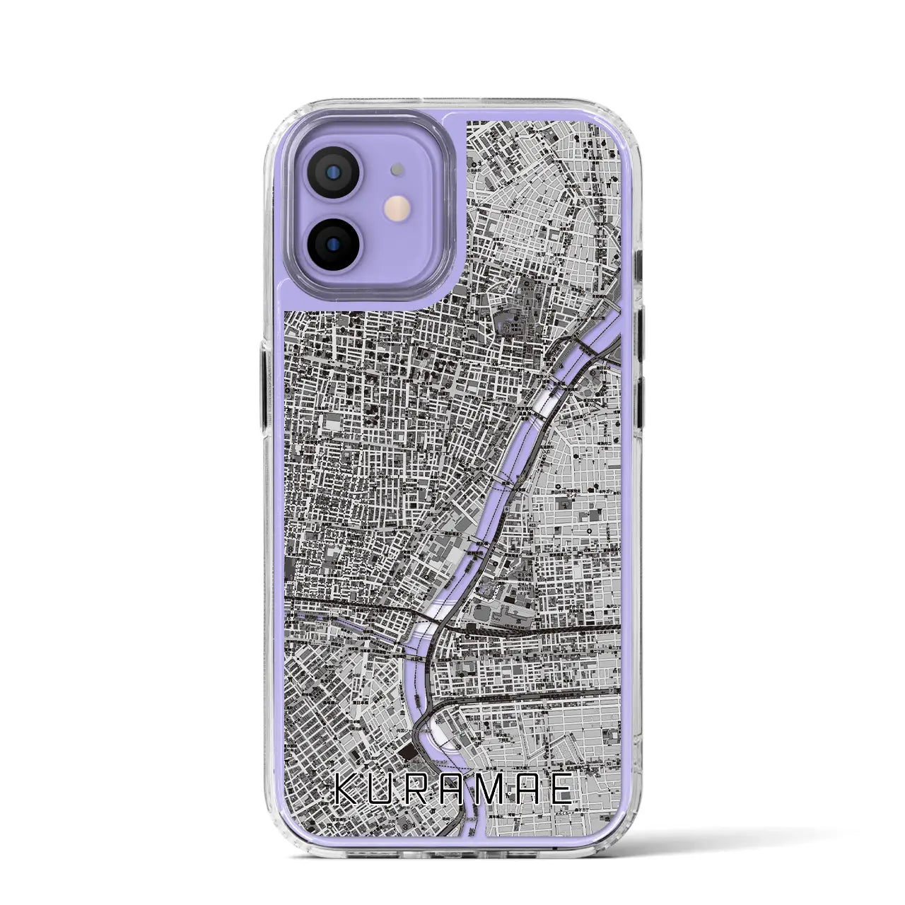 【蔵前(東京都)】地図柄iPhoneケース(MagSafeタイプ)
