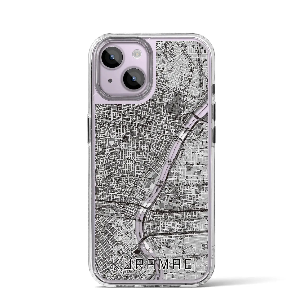 【蔵前(東京都)】地図柄iPhoneケース(MagSafeタイプ)