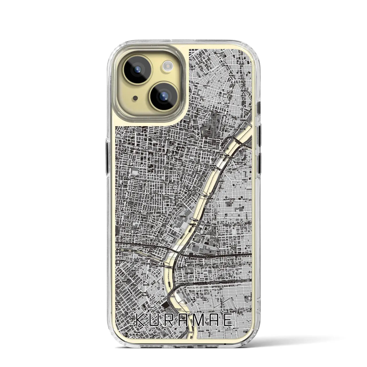 【蔵前(東京都)】地図柄iPhoneケース(MagSafeタイプ)