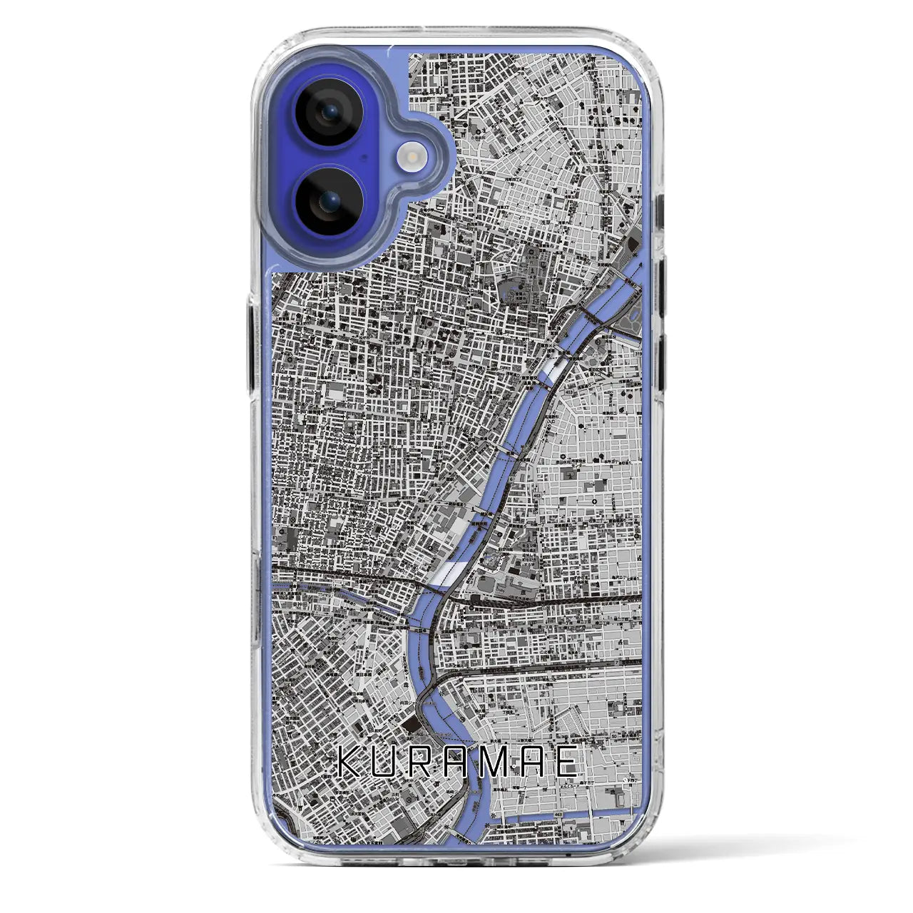 【蔵前(東京都)】地図柄iPhoneケース(MagSafeタイプ)