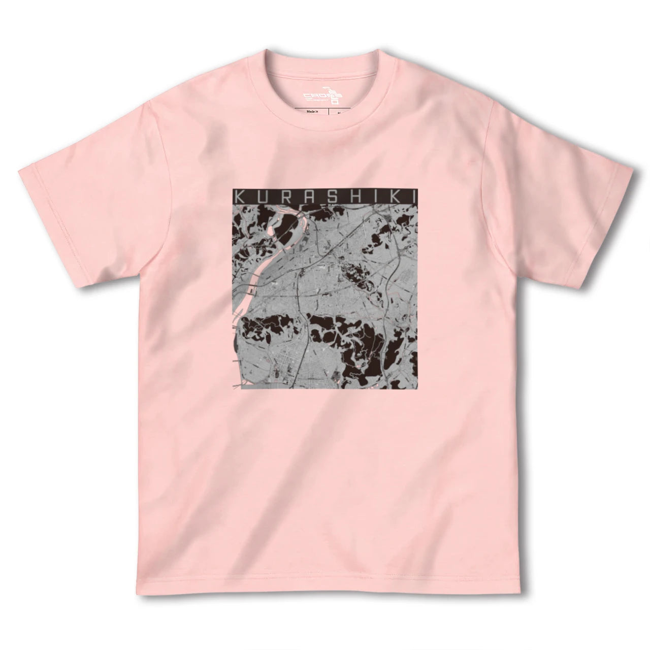 【倉敷(岡山県)】地図柄ヘビーウェイトTシャツ