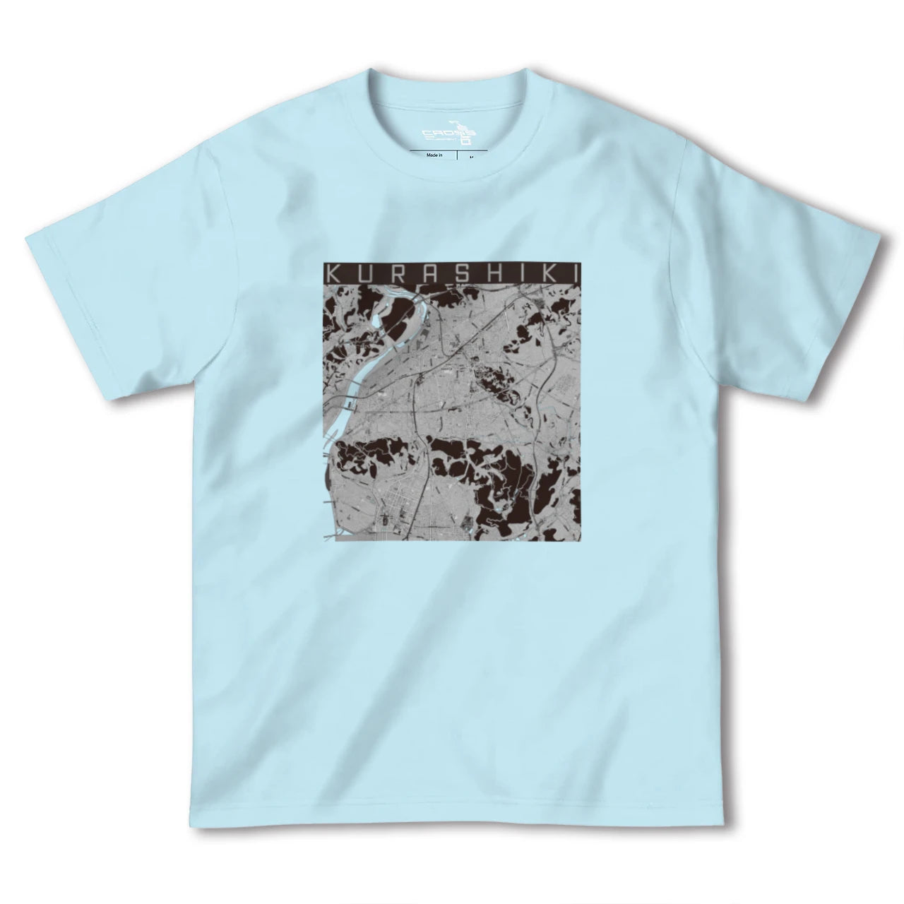 【倉敷(岡山県)】地図柄ヘビーウェイトTシャツ