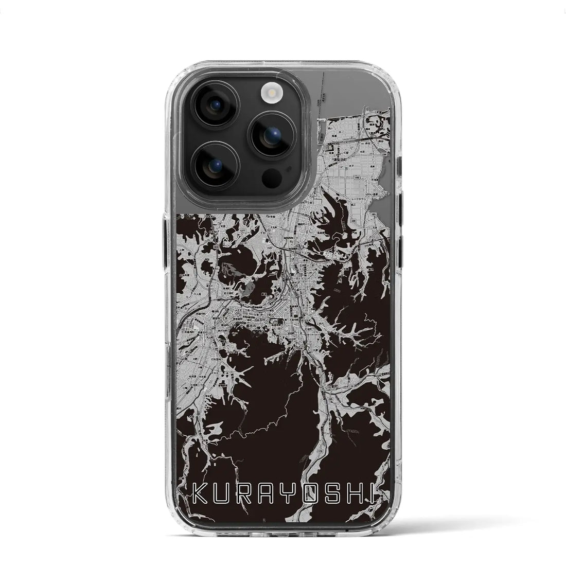 【倉吉(鳥取県)】地図柄iPhoneケース(MagSafeタイプ)