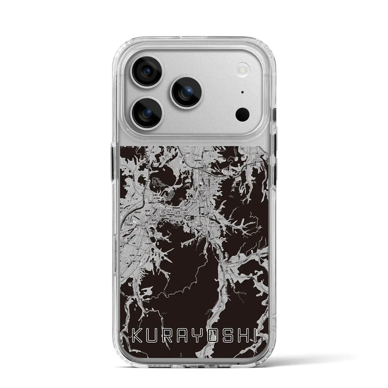 【倉吉(鳥取県)】地図柄iPhoneケース(MagSafeタイプ)