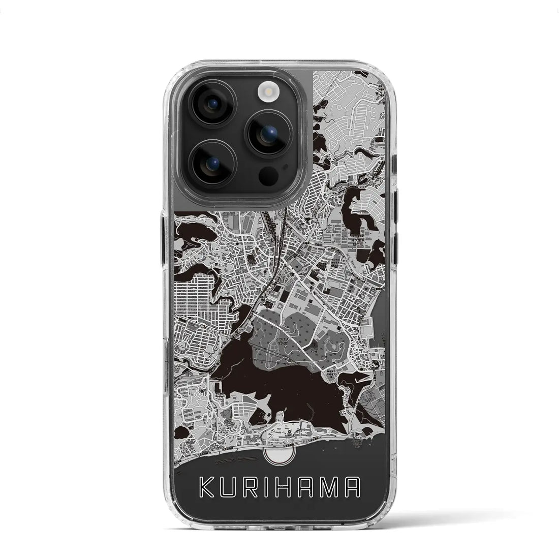 【久里浜(神奈川県)】地図柄iPhoneケース(MagSafeタイプ)