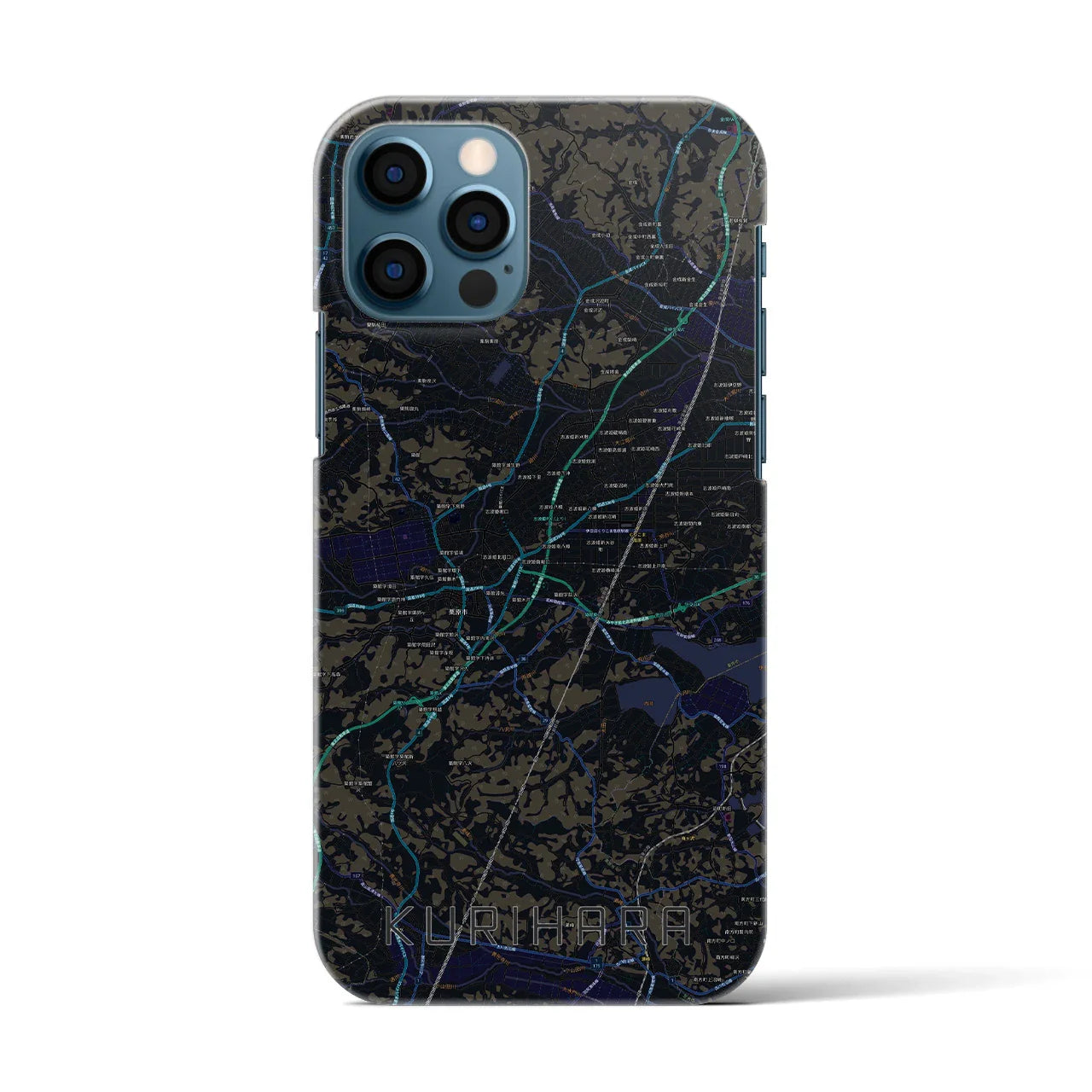 【栗原(宮城県)】地図柄iPhoneケース(バックカバータイプ)