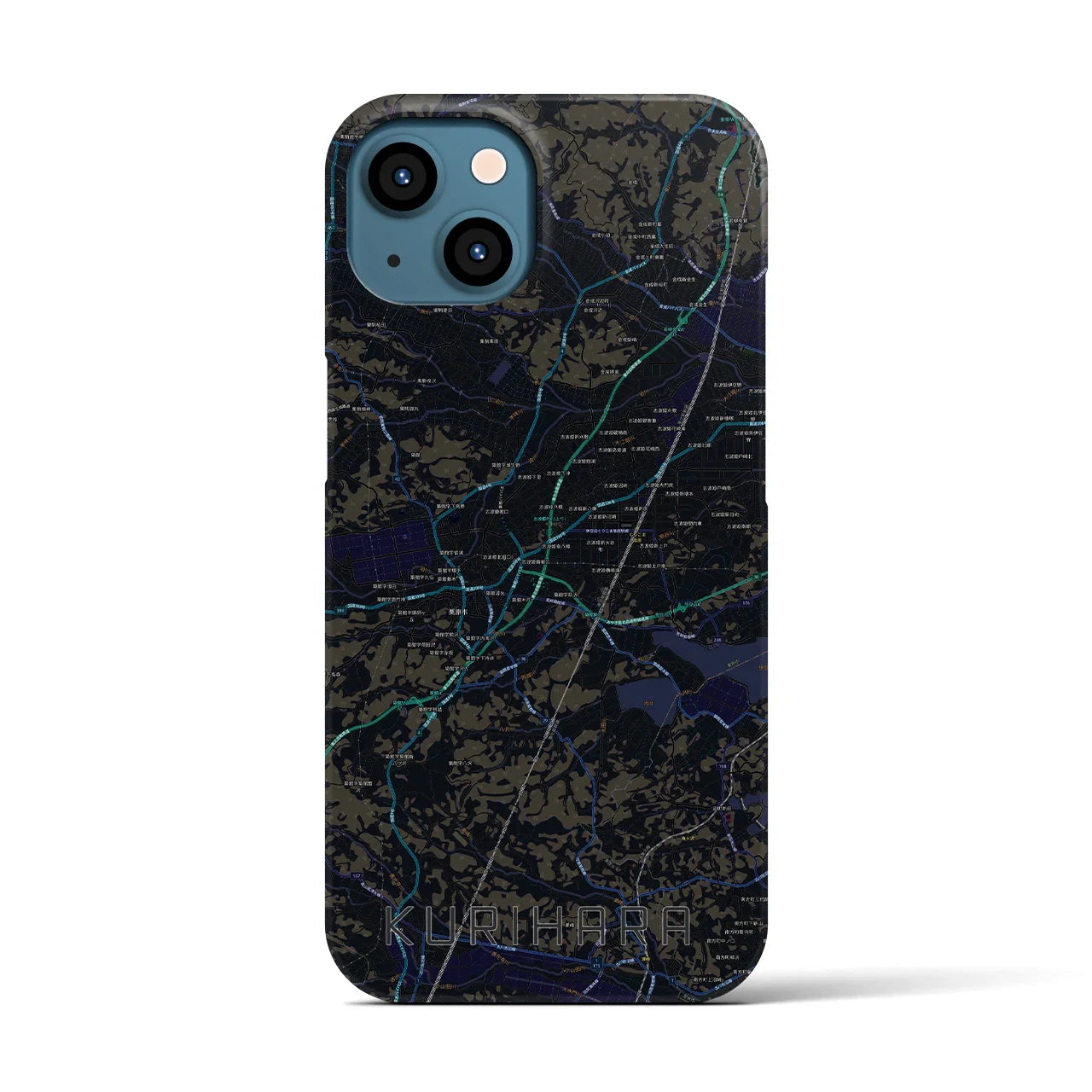 【栗原(宮城県)】地図柄iPhoneケース(バックカバータイプ)