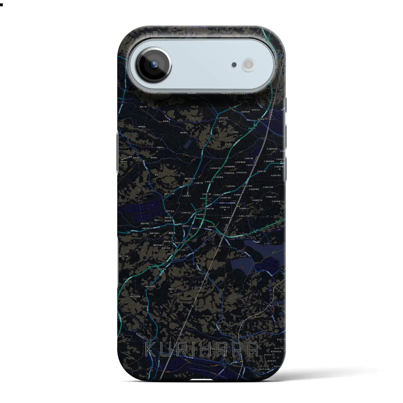 【栗原(宮城県)】地図柄iPhoneケース(バックカバータイプ)