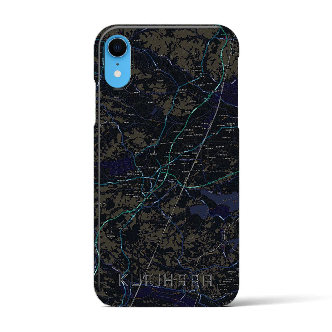 【栗原(宮城県)】地図柄iPhoneケース(バックカバータイプ)