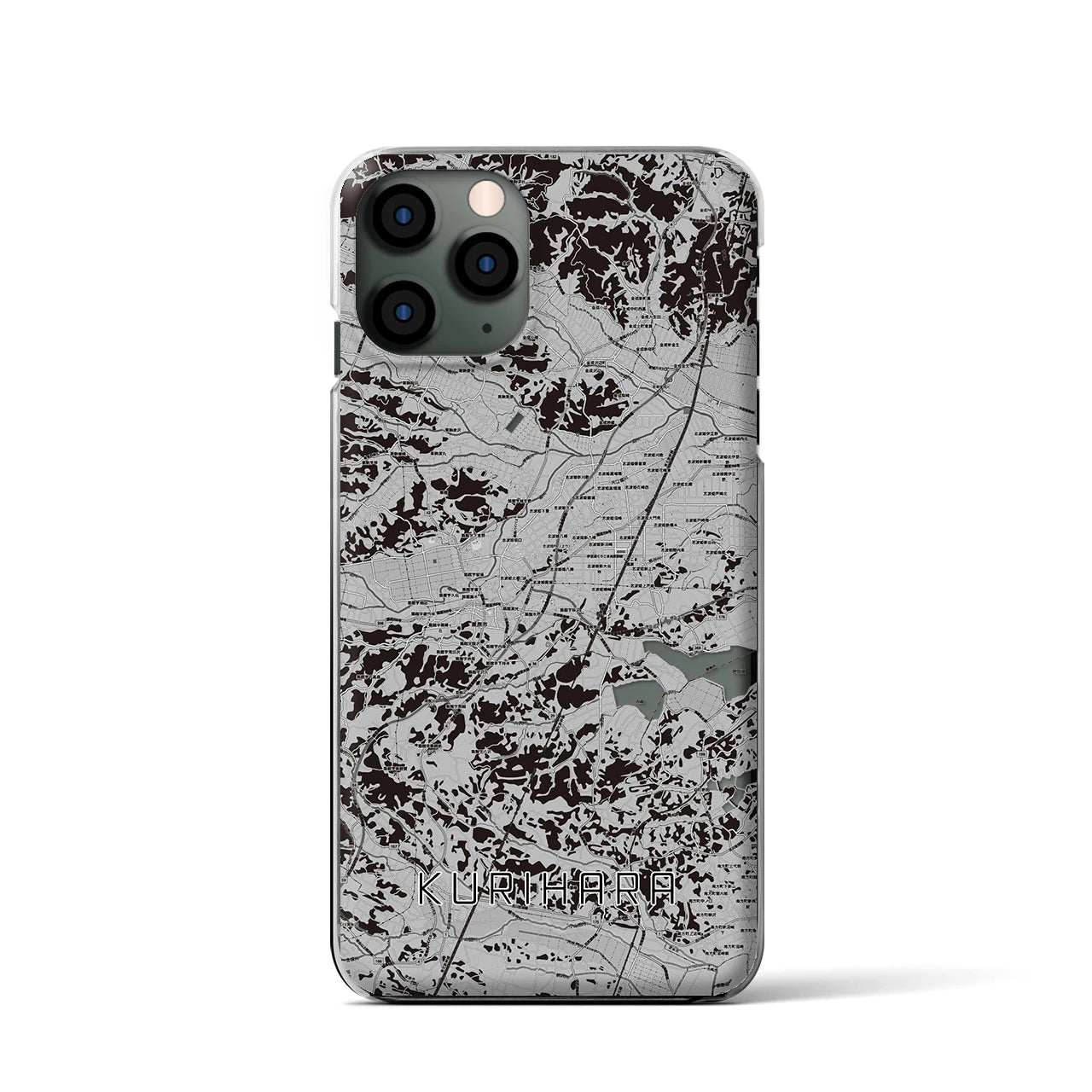 【栗原(宮城県)】地図柄iPhoneケース(クリアタイプ)