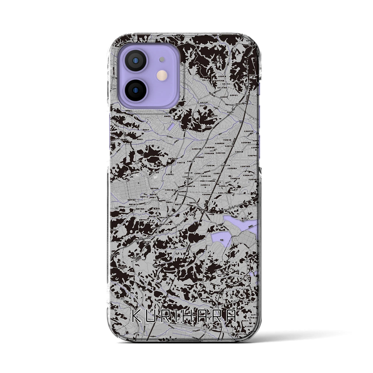【栗原(宮城県)】地図柄iPhoneケース(クリアタイプ)